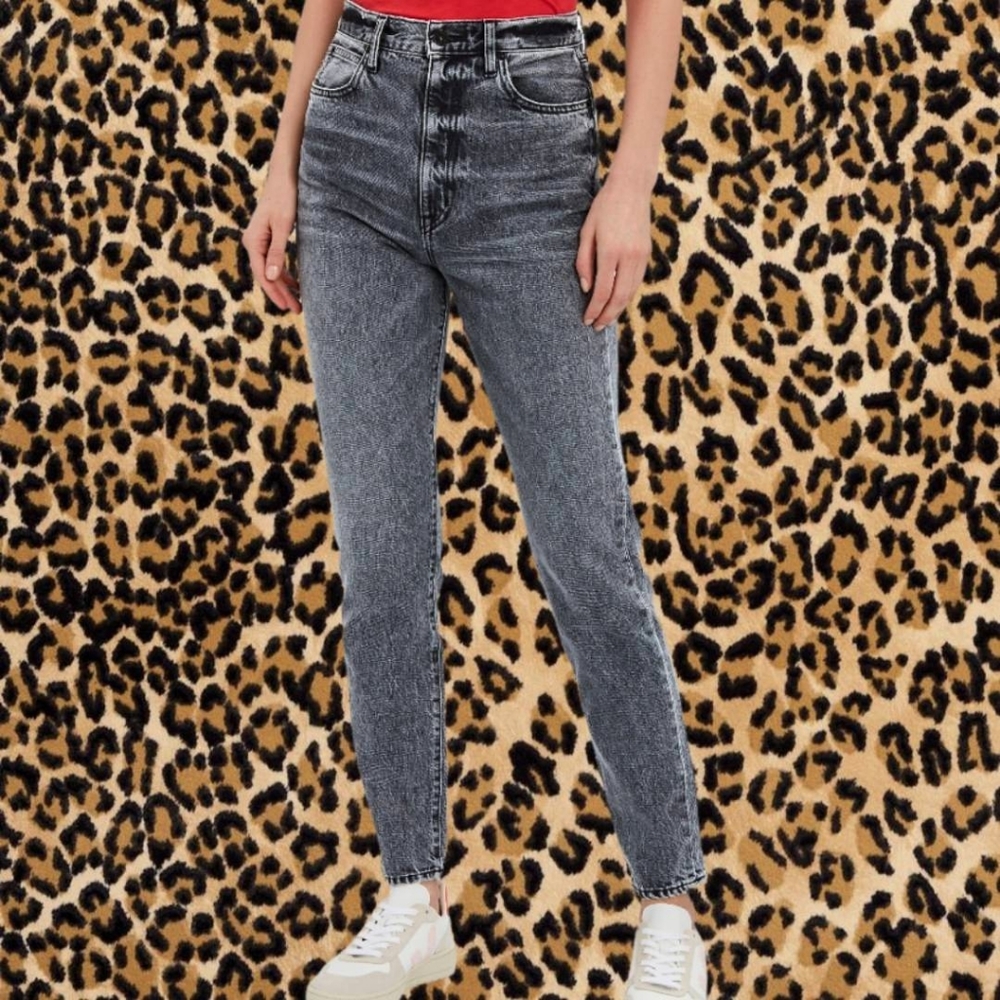 SLVRLAKE Beatnik jeans Sz 24 in Moonlight wash Black Grey